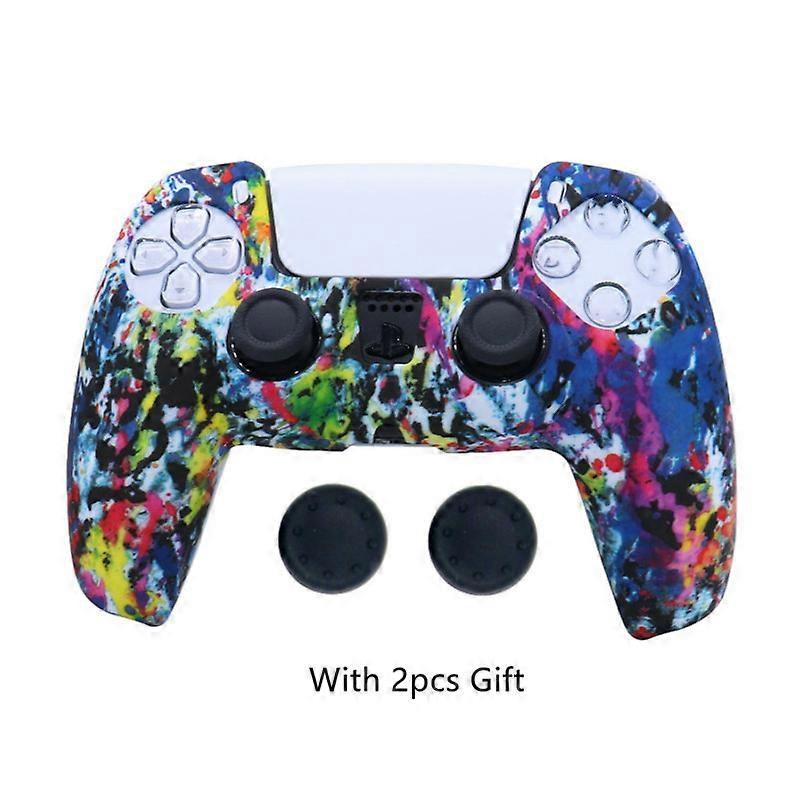 For SONY PS5 Controller Soft Silicone Anti-slip Cover Gamepad Skin Protection Case For Playstation 5 PS5 Cases Game Accessories