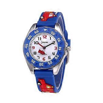 3d mooie cartoon waterdichte siliconen kinderen quartz tijd leraar horloge voor kinderen