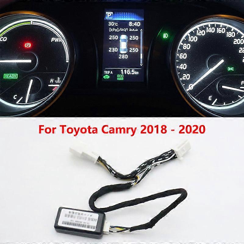 For Toyota Camry 2018 2019 2023 XV70 V70 Car TPMS Tire Pressure Digital Monitoring Display System Auto Security Alarm