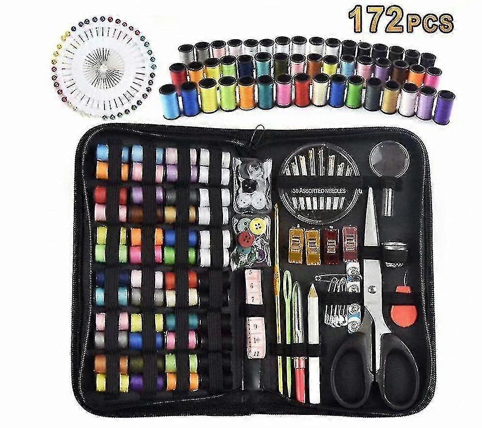 Sewing Kit, Sewing Box, Sewing Kit, Rectangular Sewing Kit, 172 Piece Set