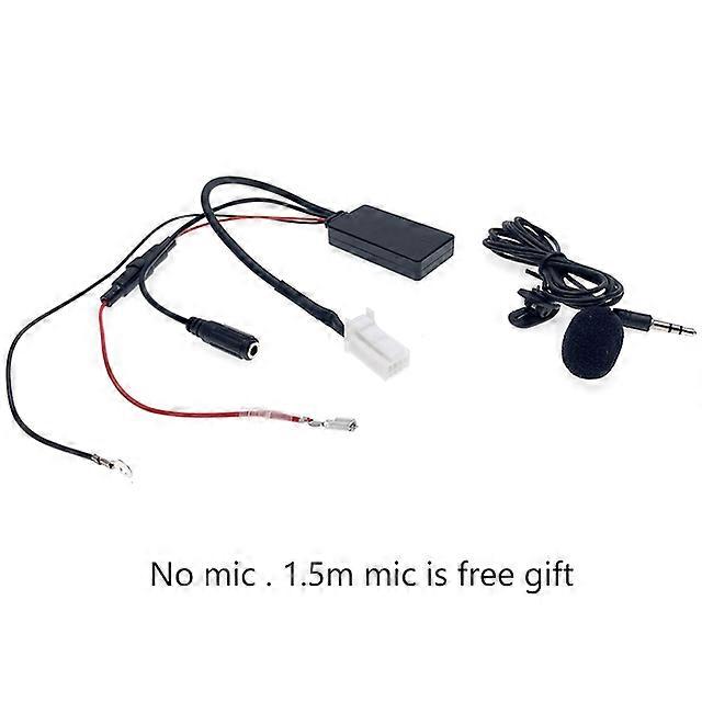 New Car Bluetooth 5.0 Kit Audio AUX Input Adapte Cable Microphone Handsfree Mic Wiring Fit for Suzuki Swift Vitra Jimni