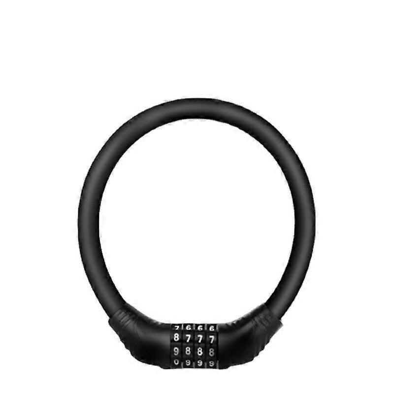 Dww-Cadenas vlo 1 pice noir Cadenas combinaison numrique, mini portable et librement combinable, idal pour les vlos, les motos, les portails et les 