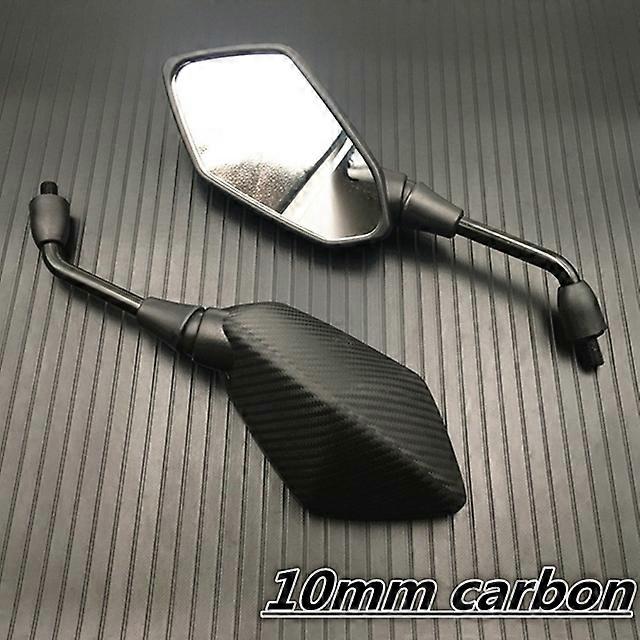 For Kawasaki NINJA Z750 Z800 Z900 Z1000 650R ER6N ER6F ER5 Rearview Mirror 10mm Motorcycle Side Mirror
