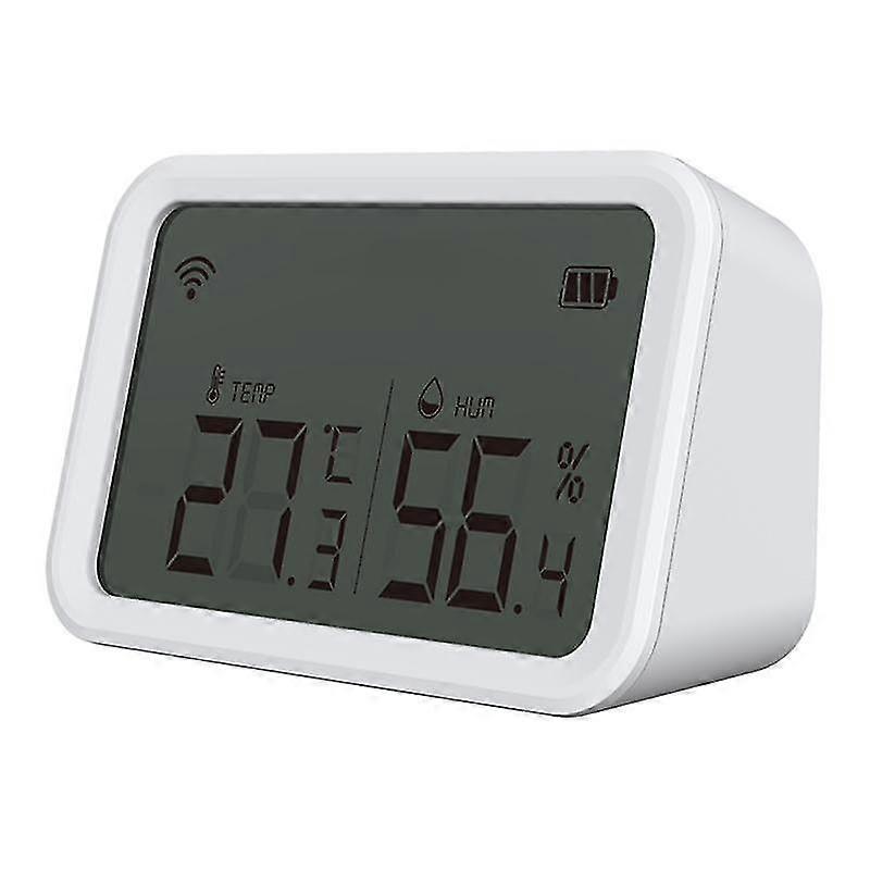 Thermometer Battery Powered 2.4ghz Smart Temperature Sensor Tuya Lcd Screen With
