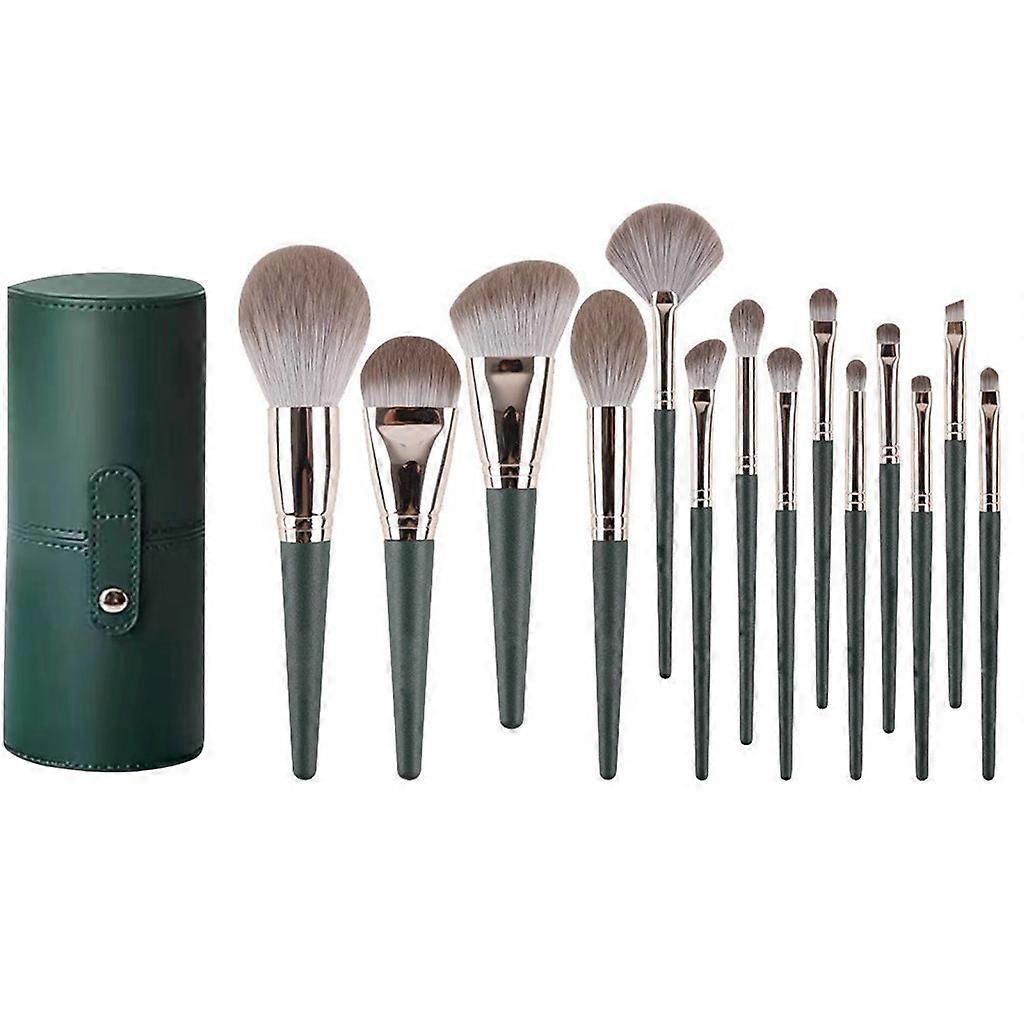 14 Pcs Colourful Makeup Brushes Set Foundation Eyeshadow Make Up Brushes Set