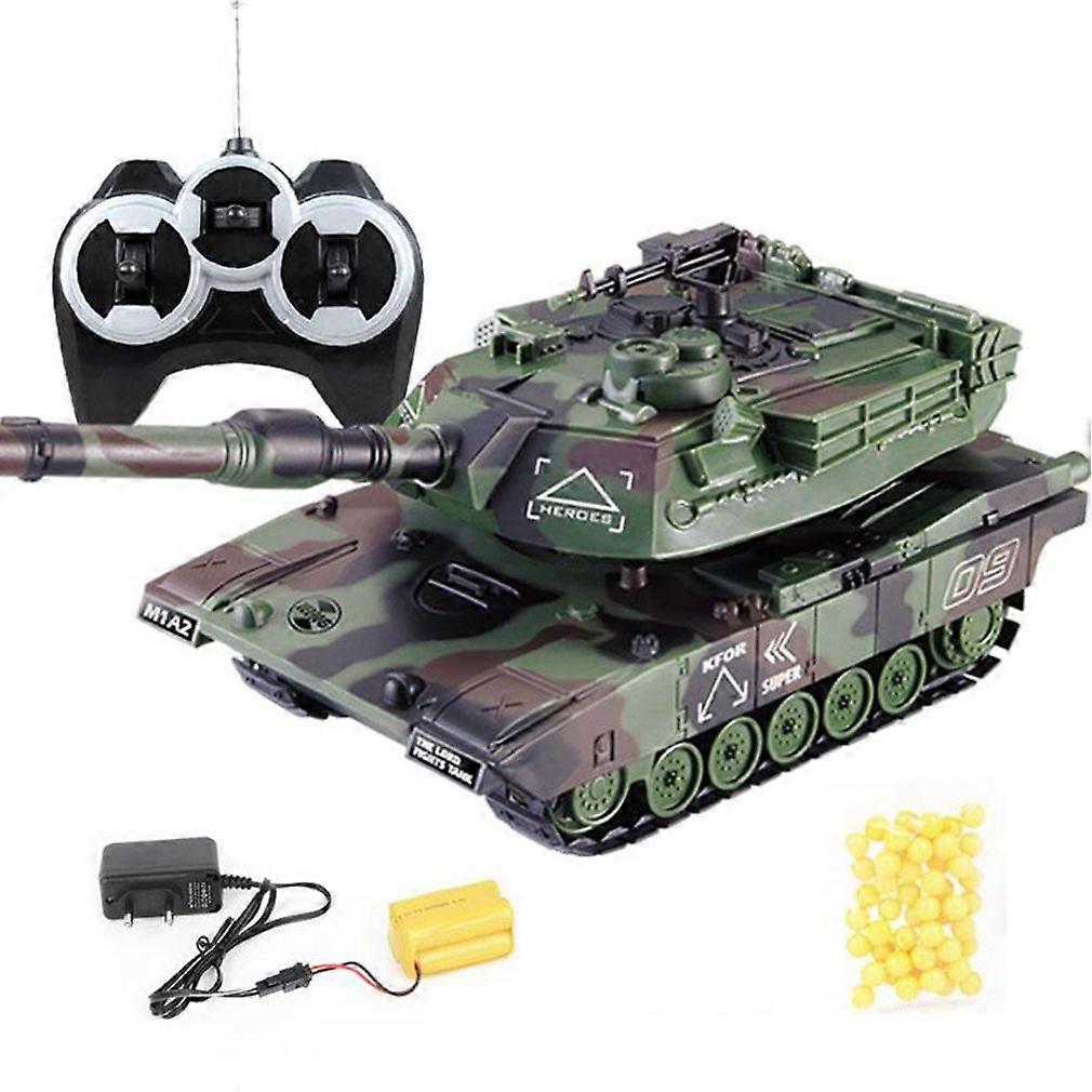 Remote Control Tank Wireless Off-Road Can Launch Bombing Remote Control Tank Charging Crawler Toy Tank Model