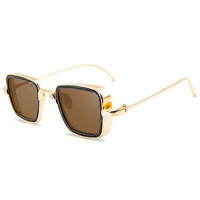 Steampunk Style Square Sunglasses Classic Gothic Men Women Brand Designer Square AlloyFrame Colorful Lens Sun Glasses