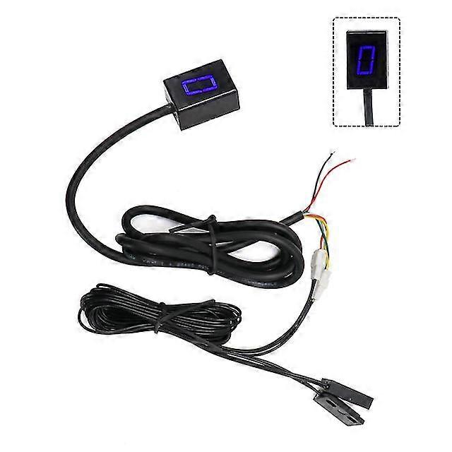 6 Speed Universal Motorcycle Digital Gear Indicator Led Display Shift Lever Magnet Gear Indicator Holder Tw
