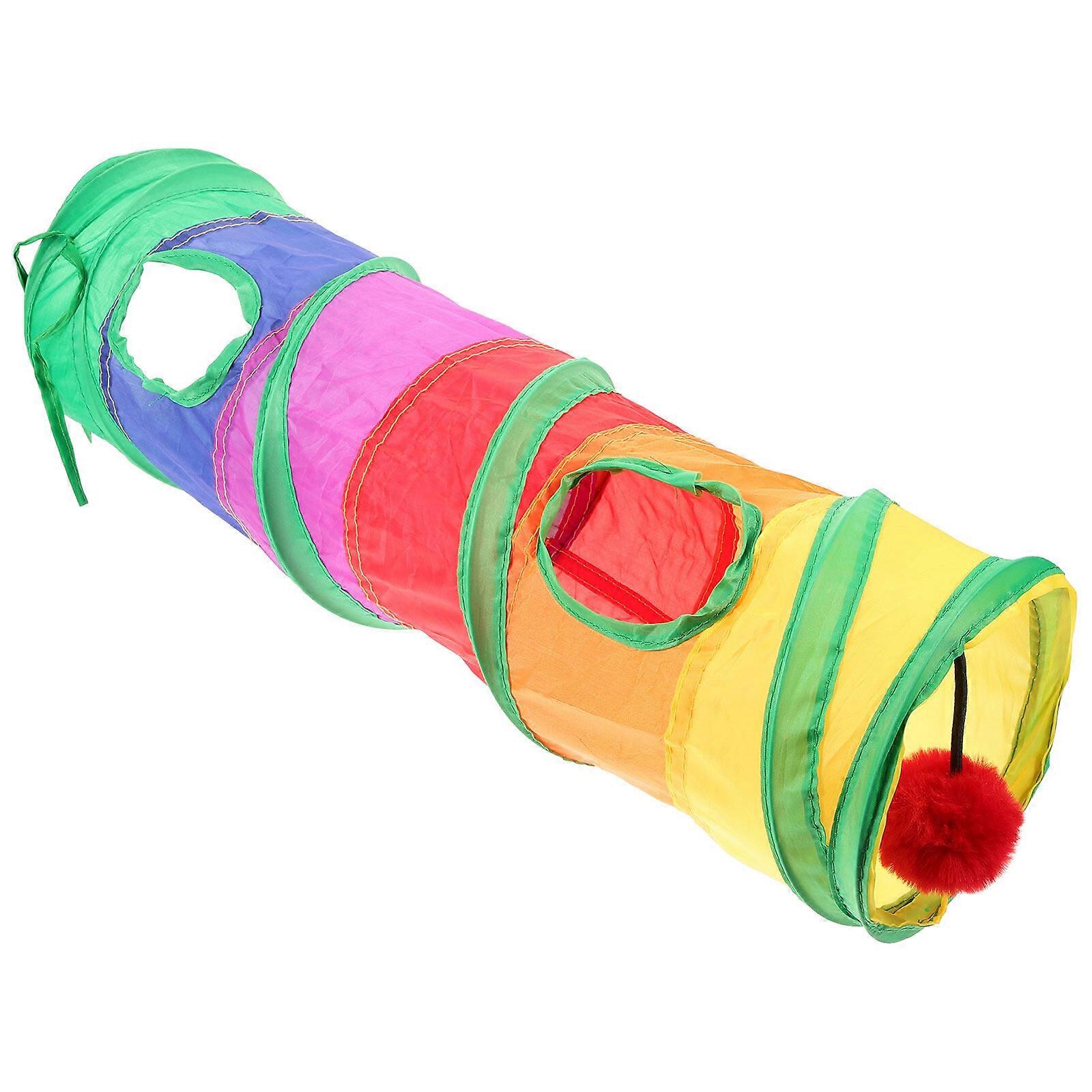 Collapsible Cat Tunnel Indoor Cat Tunnel Plaything Small Pet Tunnel Kitten Tube