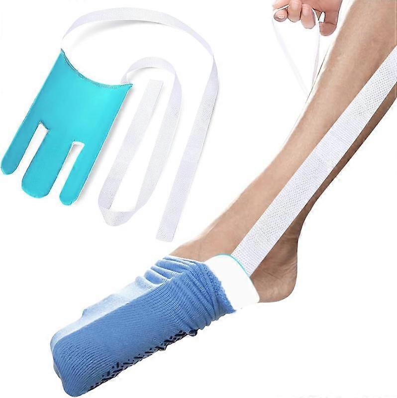 Sock Aid Tool,Easily Pull on Socks Without Bending