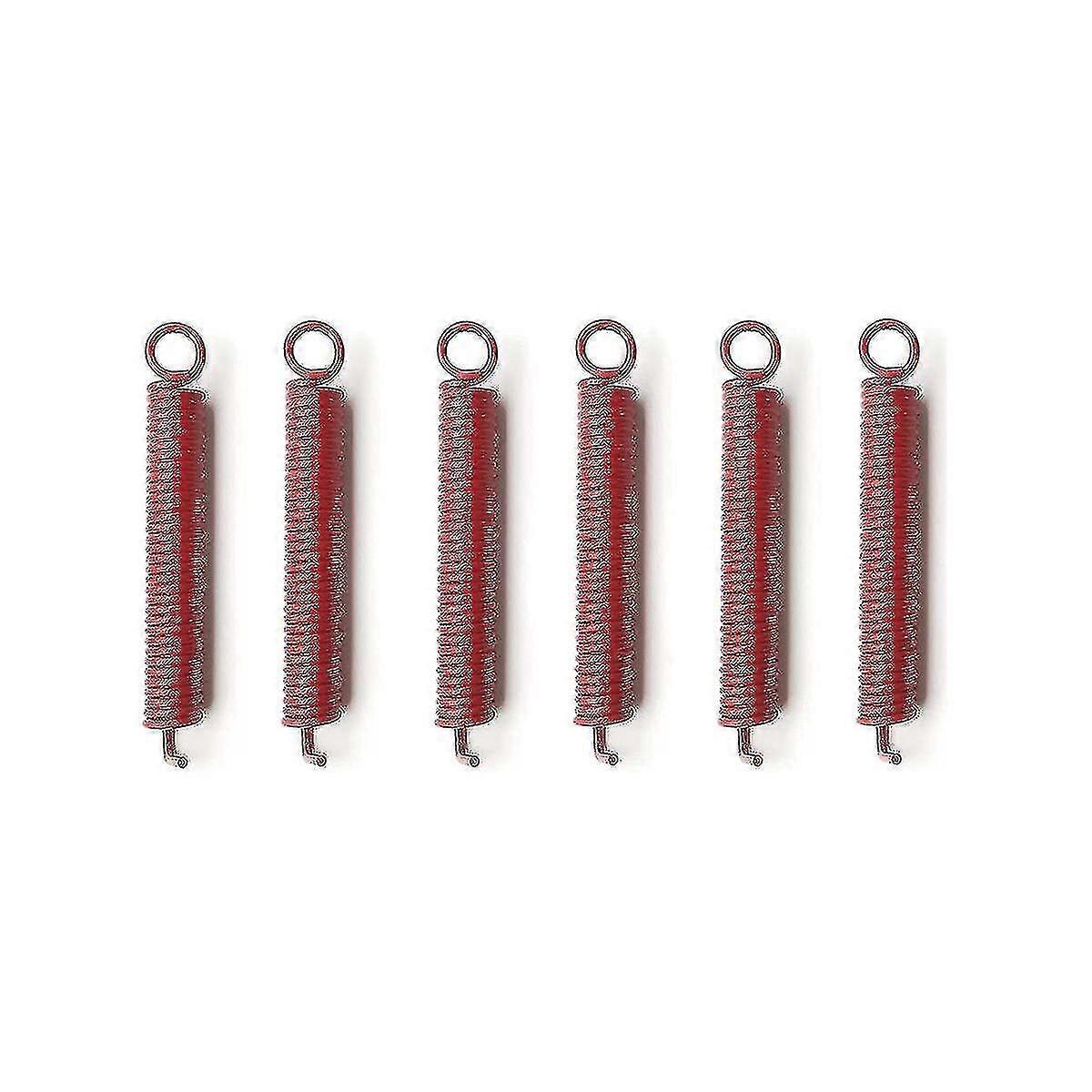 6-pack ljudlösa tremolofjädrar, stallfjäder för elgitarr, passar till FR, DP-gitarrer