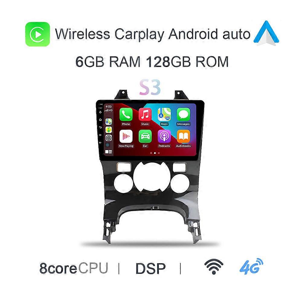 720P 6GB + 128GB Android 12.0 Lettore DVD per auto GPS WIFI Bluetooth 5.0 360 Panoramica RDS Radio per Peugeot 3008 2009-2013 2014 2015