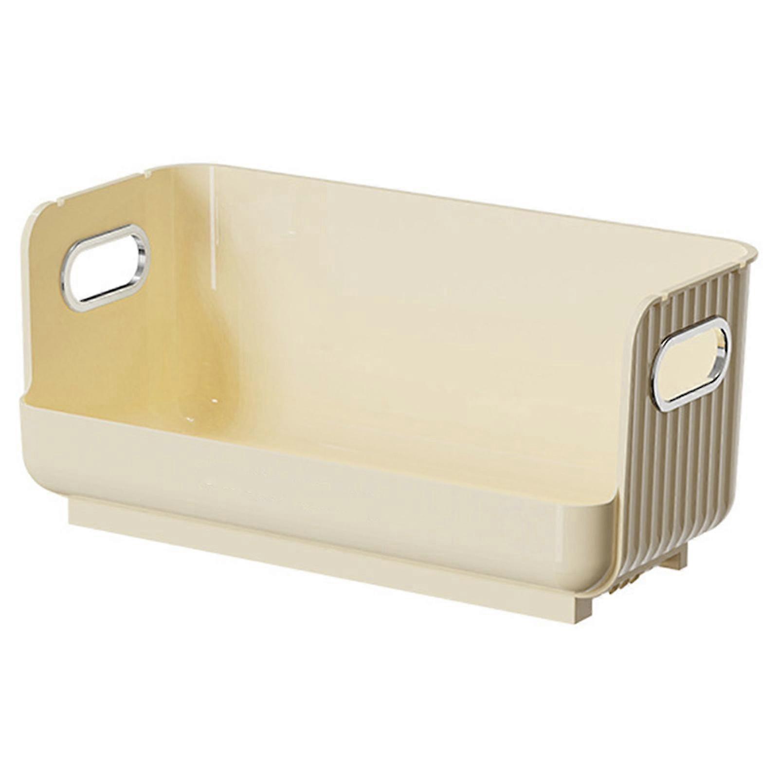 Plastic Desktop Storage Baskets Portable & Lightweight Box For Kitchen Bathroom Study Dorms