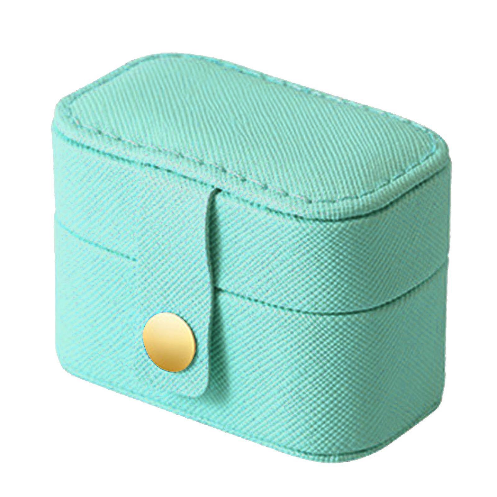 Ring Storage Box Compact Portable Soft Inner Multi Grids Mini Jewelry Earring Ring Case Home Supply QingHai