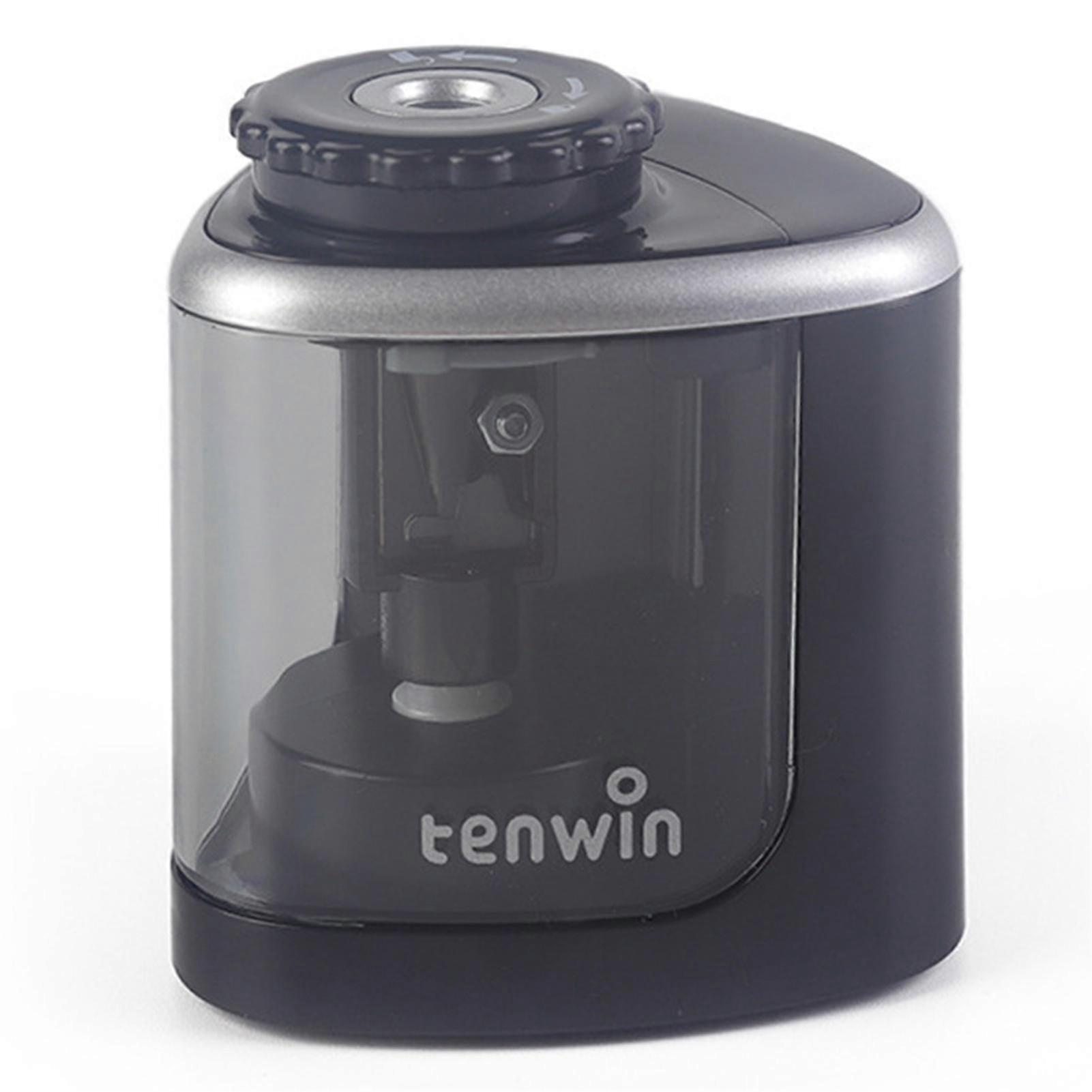 Small Portable Electric Pencil Sharpener Automatic/Manual Sharpening Pen Tool for Colored Pencils