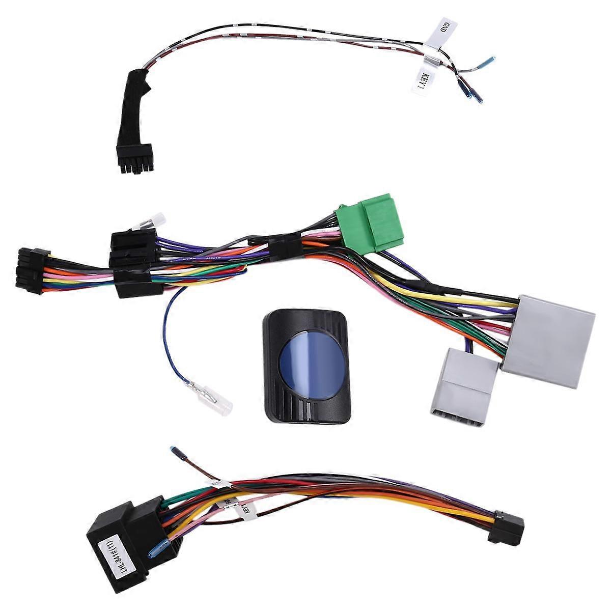 For Hatchback Adapter Cables Wries Car Radio Android 16pin Cable 2006+ Power Cable