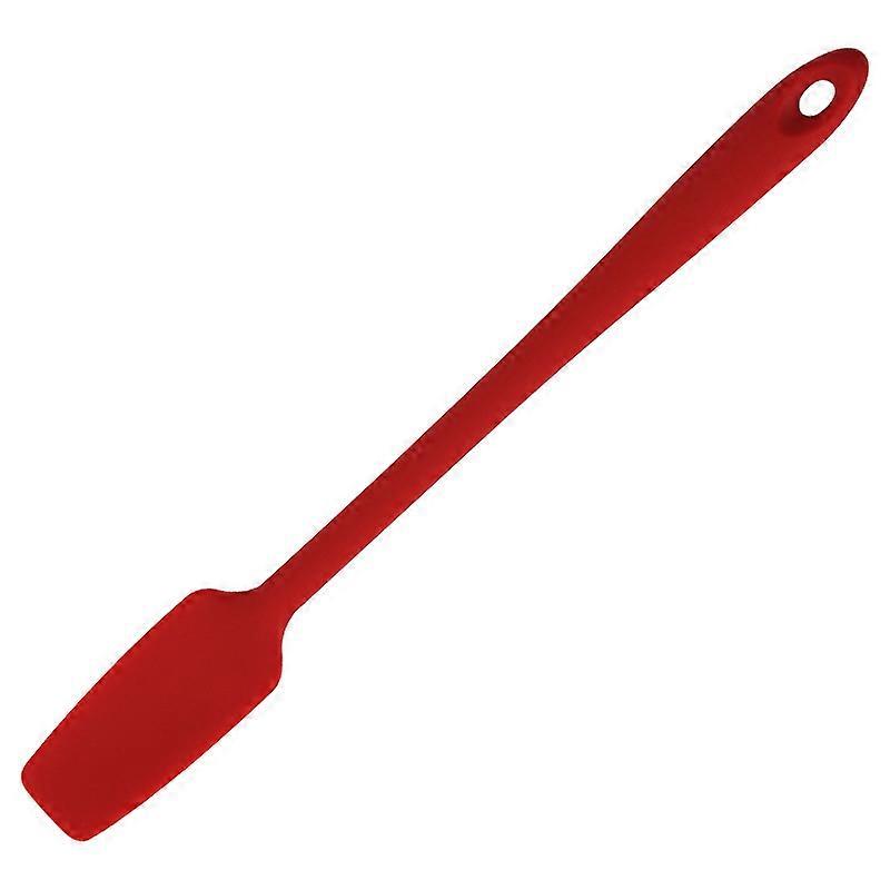 Silicone kitchenware 6-piece set cream scraper baking tools spatula Oil BrushLong scraperRed