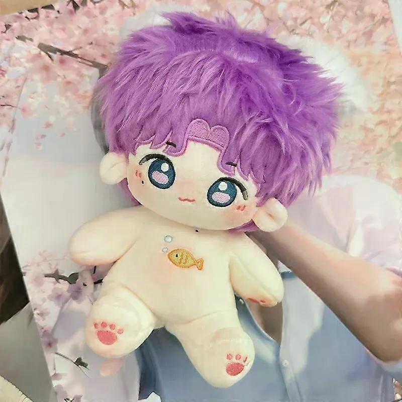 20cm Kawaii Γυμνή Βαμβακερή Κούκλα Χαριτωμένο Είδωλο Γεμιστό Super Star Φιγούρα Κούκλα Φως & Νύχτα Anime Gaming Περιφερειακά Συλλογή Ανεμιστήρων Δώρο