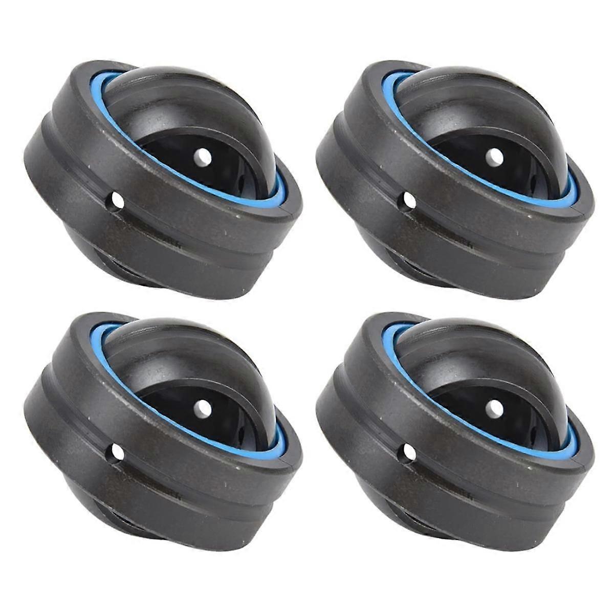 Spherical Bearing, 4Pcs Heavy Duty Radial Bearings Easy Installation for Equipment (GE25ES-)