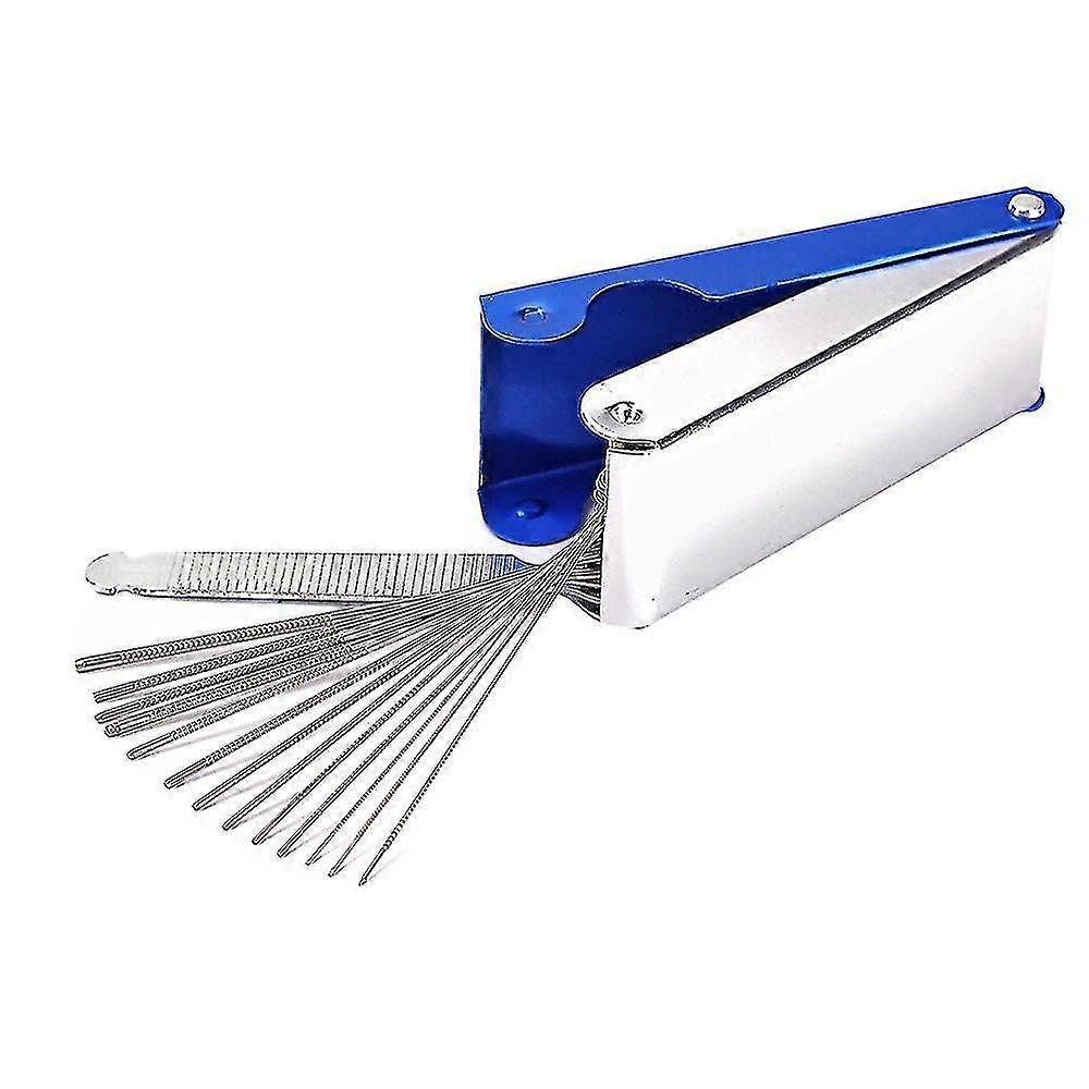 Gitaar Nut Bridge File Set Gitaarbouwers Tool Box 13 Maten Van Vijlen 1 Flat File Voor Gitaar Banjo Mandoline Bas String Groove Slot XXF