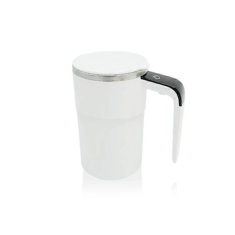 White Electric Stirring Cup - Perfect for Coffee