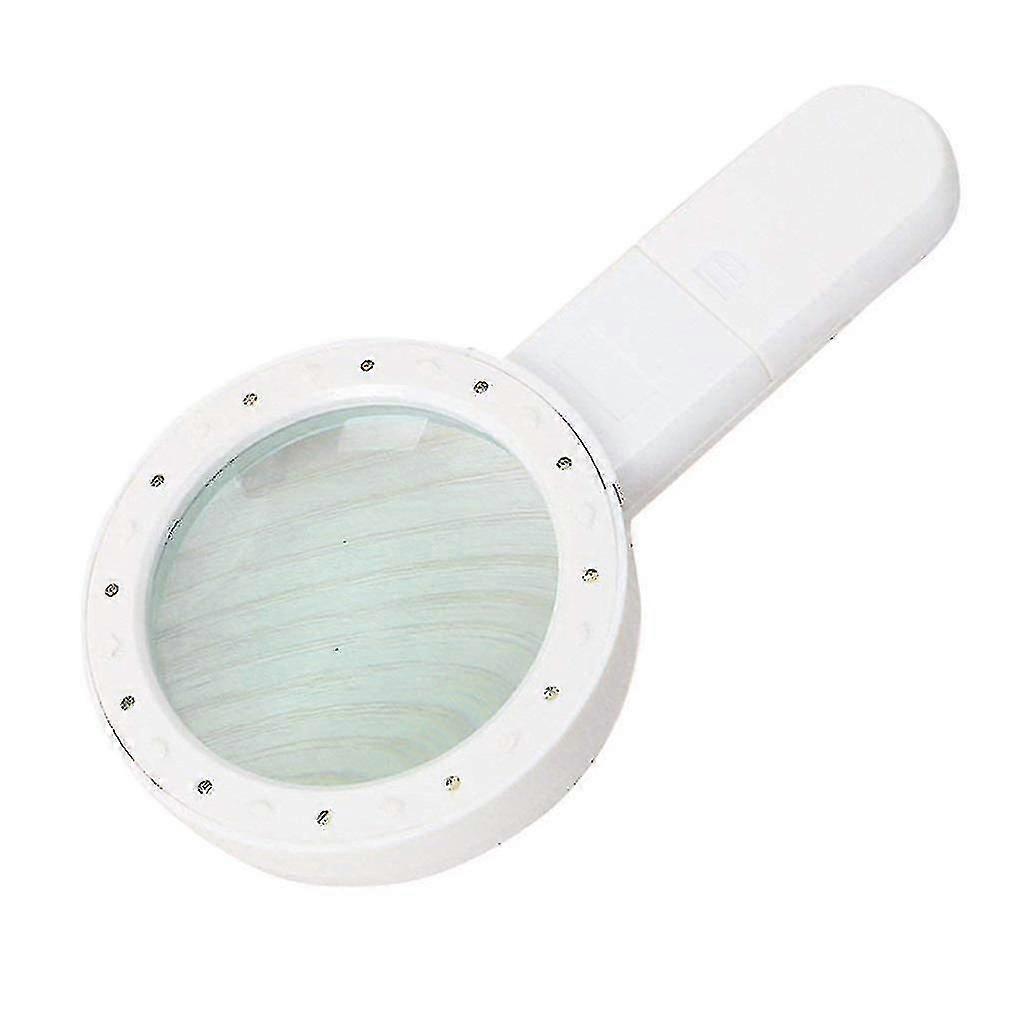 30x Handheld Magnifying Glass Led Jumbo Illuted Magnifier