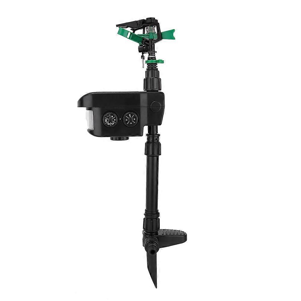 Multi-function Garden Solar Automatic Induction Water Spray Animal Drive (Built-in battery)