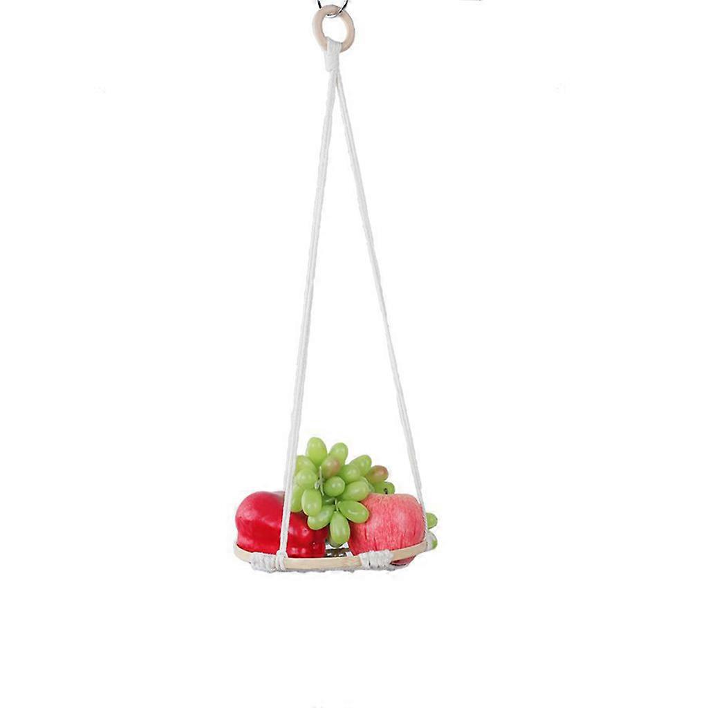 Hanging Fruit Basket Multi-Layer Design Wall Decor Basket for Organizing Countertop Saving Space for Fruits Vegetables