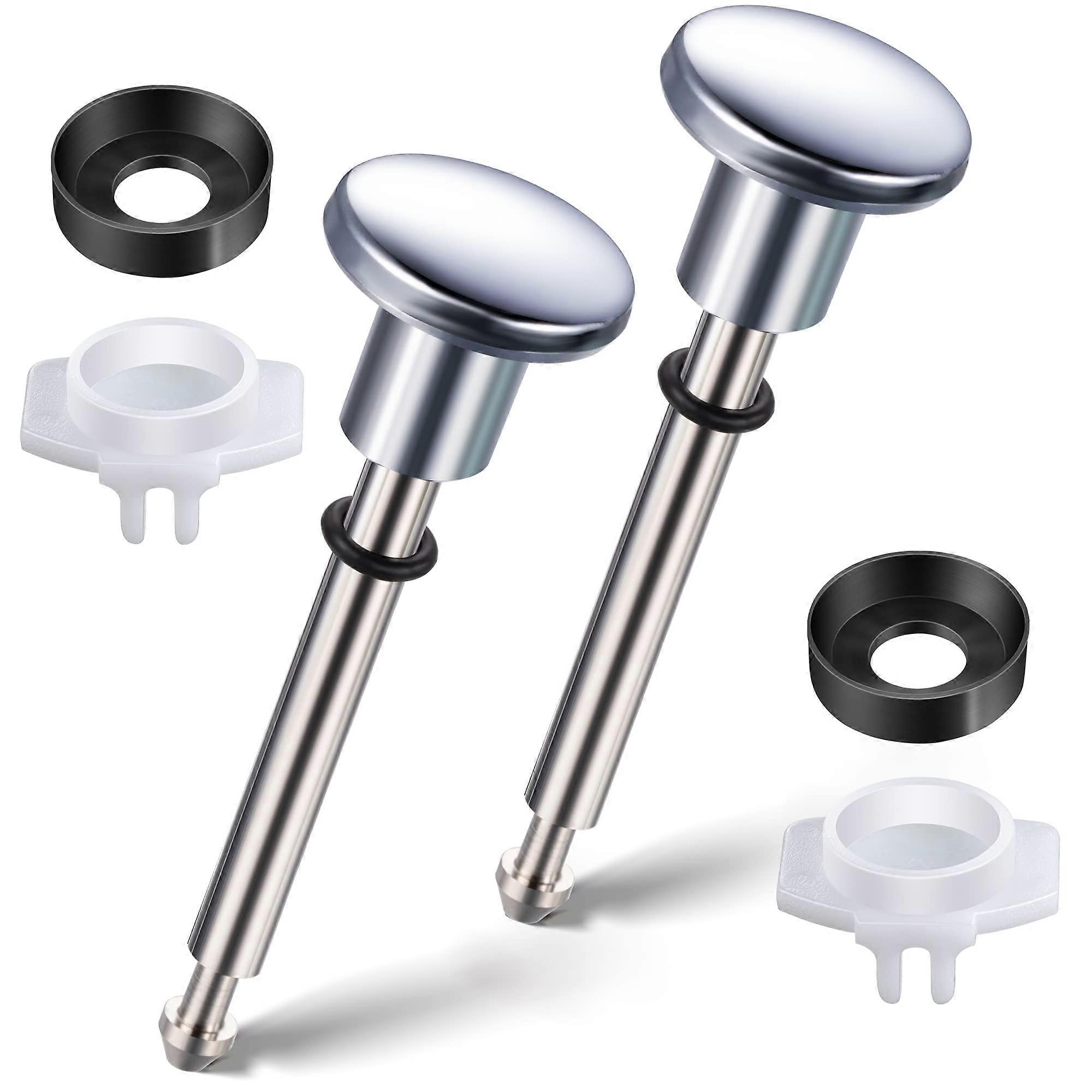 2 Set Tub Spout Diverter Repair Kit for Bathroom Shower and Bathtub, Durable Plastic, Compatible with Standard Spouts