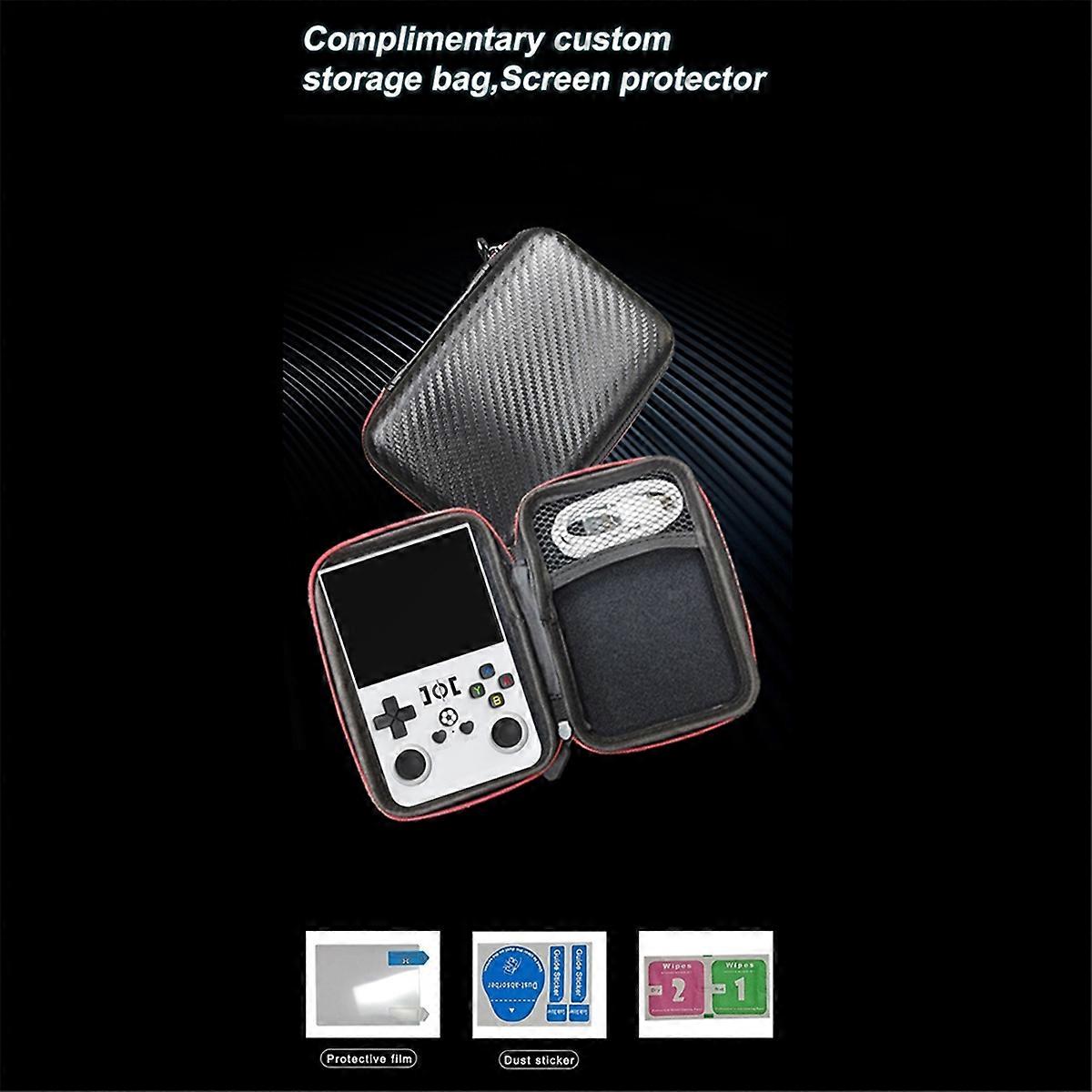 R36PRO Handheld Retro Game Console 128GB 3.5inch HD Screen Portable Pocket Video Player Supports 30
