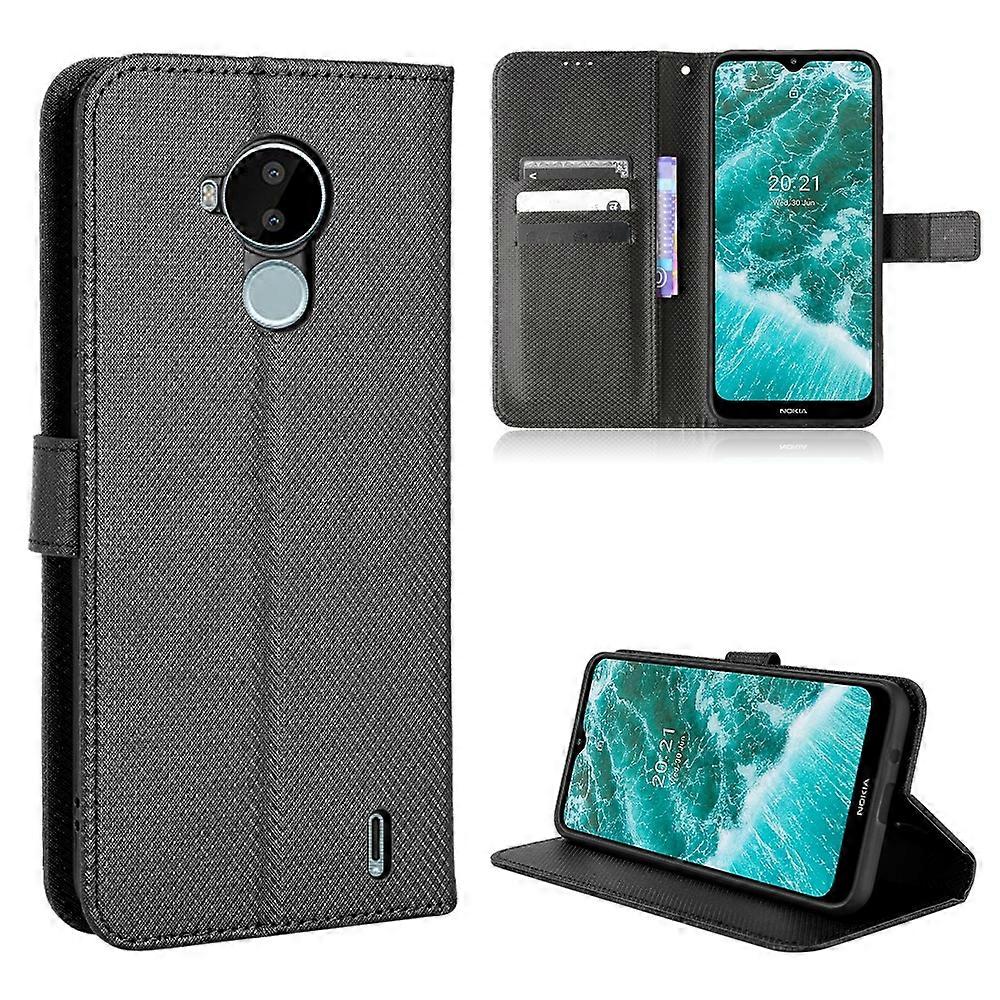 For Nokia C30 Diamond Texture Leather Phone Case
