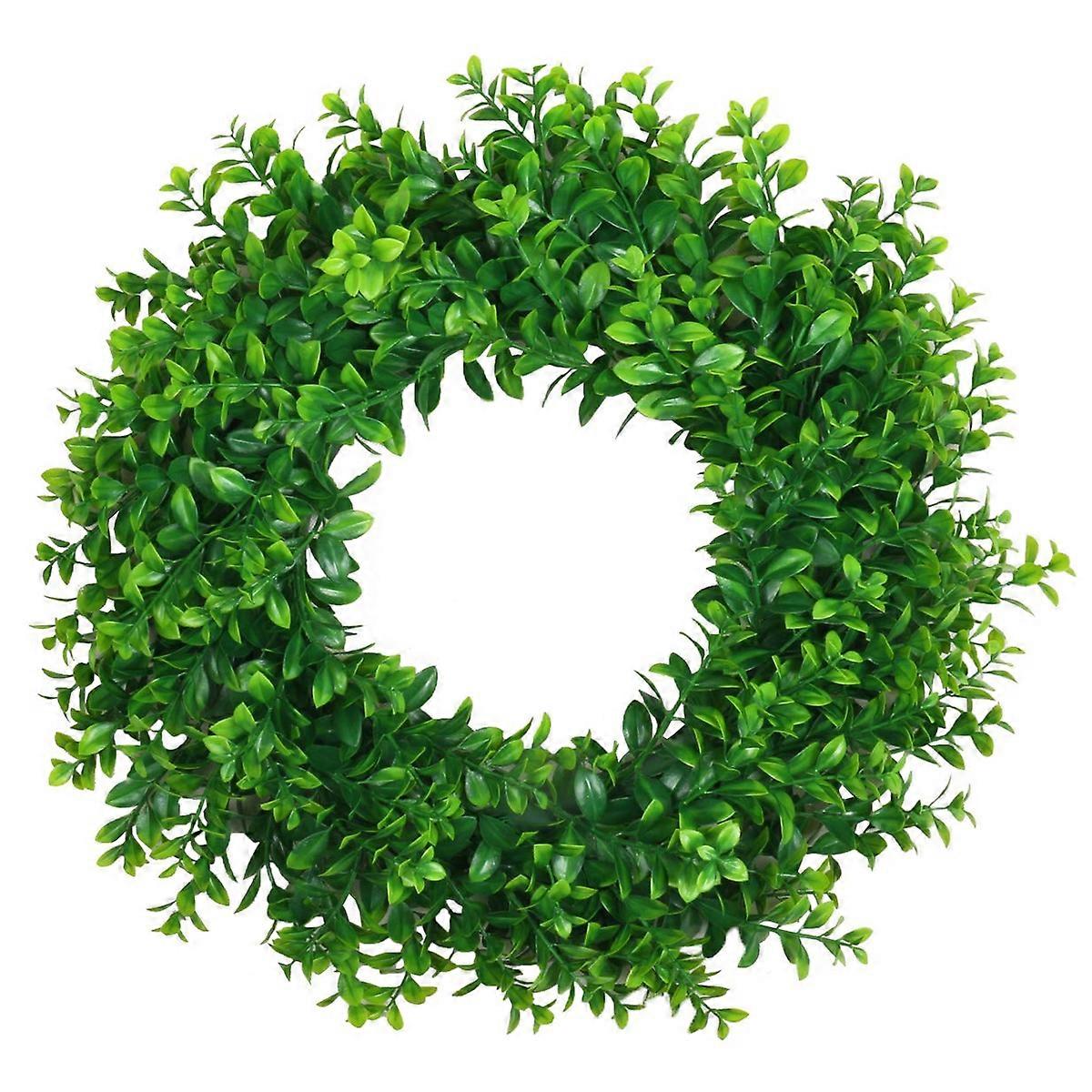 Elegant UV-Protected Artificial Wreath For Entryways