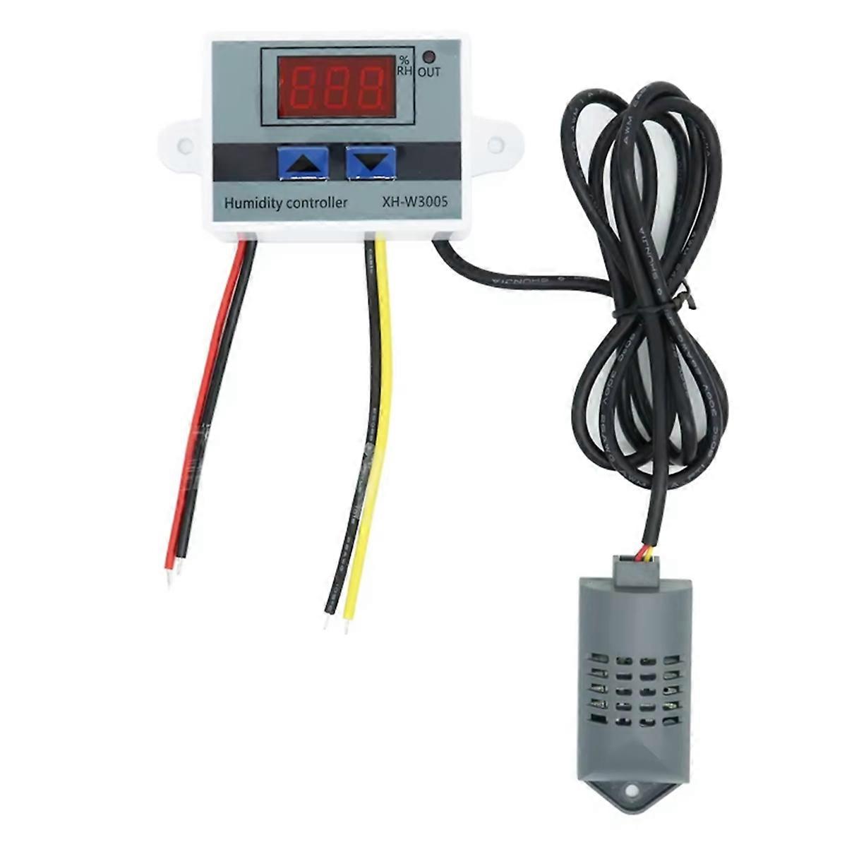 W3005 220V Digital Humidity Controller Instrument Humidity Control Switch Hygrometer SHT20 Humidity Sensor EU Plug