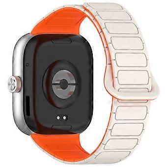 Silicone Band Compatible For Xiaomi Smart Band 9 Pro / Smart Band 8 Pro / Redmi Watch 4 Magnetic Watch Strap