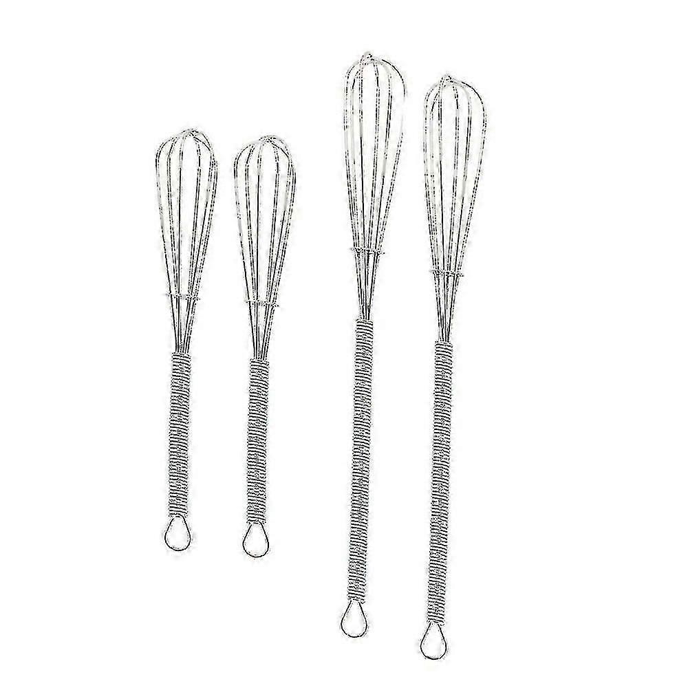 2pcs Mini Wire Kitchen Whisks - 5 Inches and 7 Inches