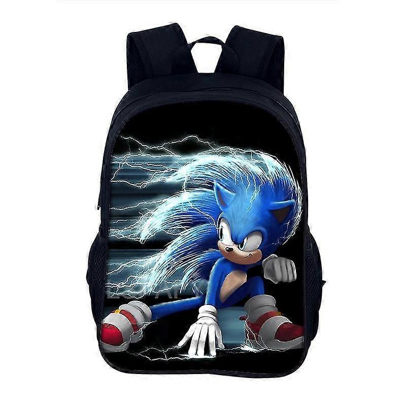 Νέο σακίδιο αγώνων Sonic Σακίδιο κινουμένων σχεδίων Παιδική τσάντα Αδιάβροχη τσάντα καθημερινή παιδική τσάντα για κορίτσια και αγόρια