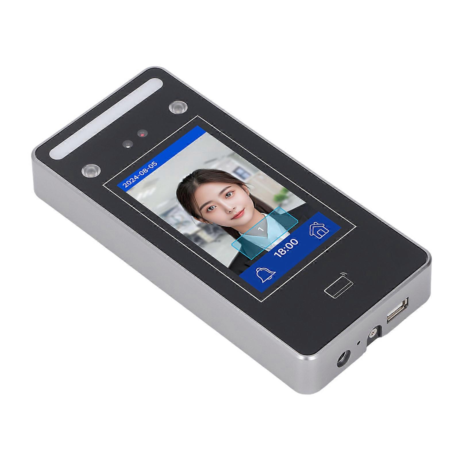 Facial Recognition Attendance Machine 4.3" Screen 500 Faces Card Access