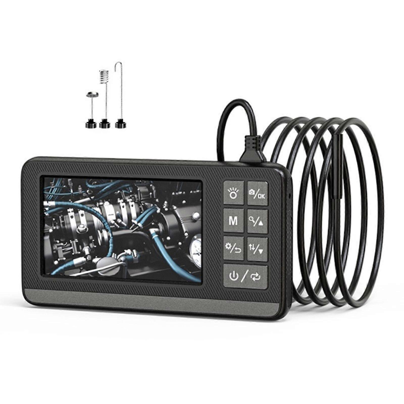 4.3" Screen Industrial Endoscope 1080P Bore Scope Snake Camera Sewer Pipe Drain Inspection Camera 2600mAh for Car Engine Multicolor