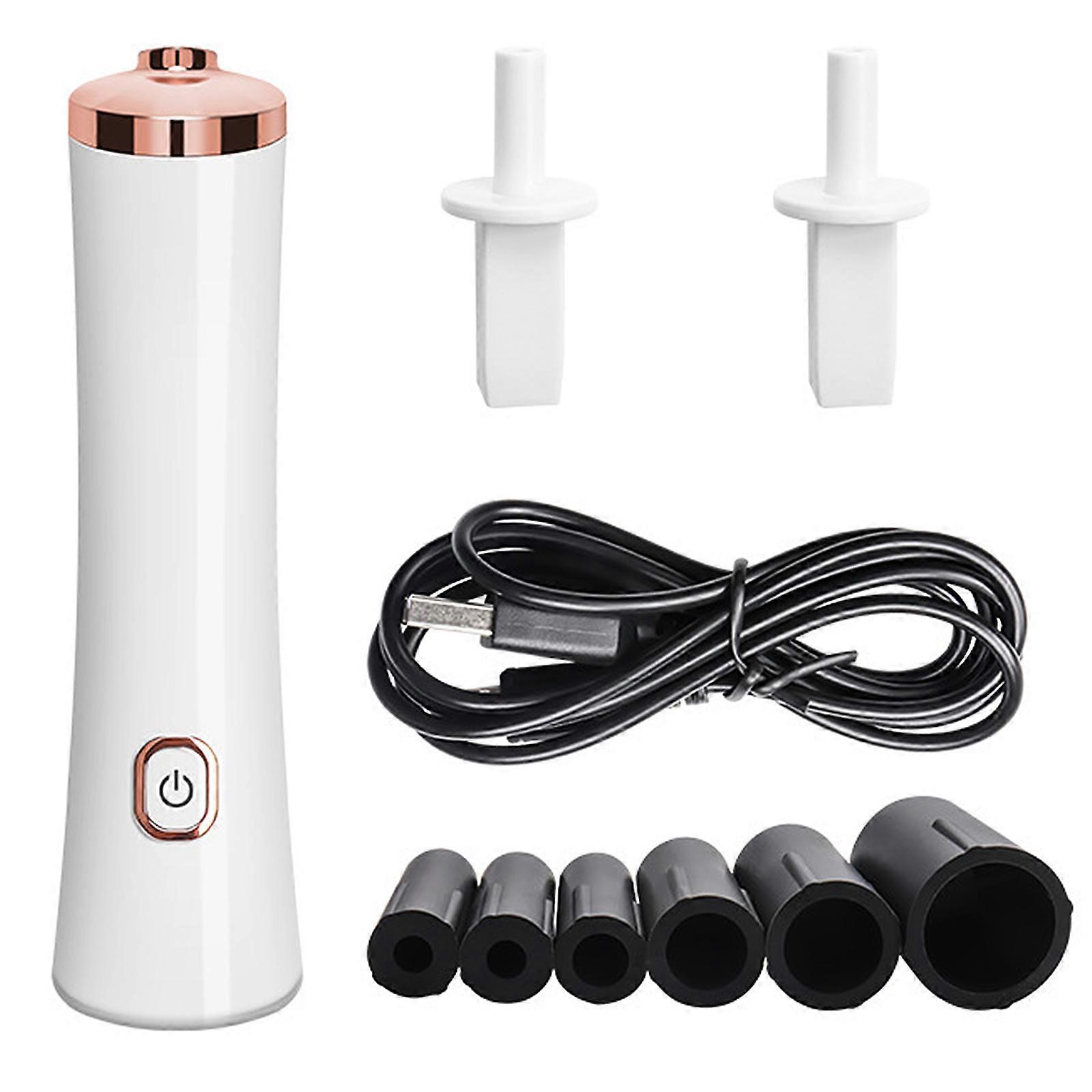 Professional Electric Shaker Tool for Smooth and Even Application Perfectly Mixed Nail Polish Time Saving White