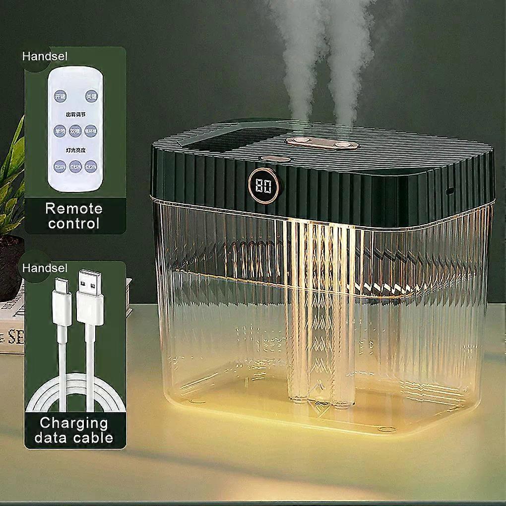 Electric Air Humidifier Adjustable Remote Control Refillable Mist Maker Visible Humidification Diffuser Low-Noise Car