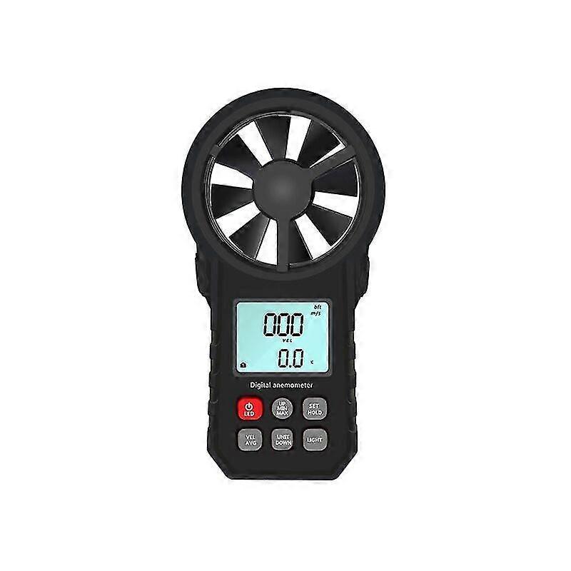 Digital Anemometer Wind Speed Meter Anemometer Air Volume Meter Air Speed Air Temperature Test,85*165*39mm