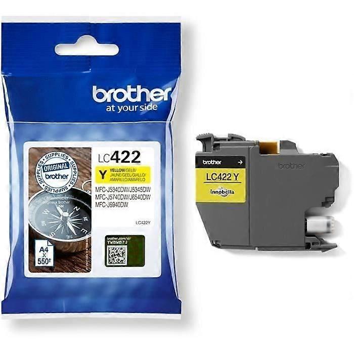 Tintenpatrone LC422Y - BROTHER - Gelb - 550 p - Für Business Smart MFC-J5340DW, MFC-J5345DW, MFC-J5740DW, MFC-J6540DW und MFC-J6940DW