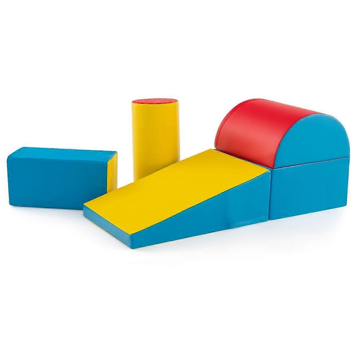 5 pcs. Foam building blocks Giant building blocks for running around & climbing Large building blocks blue + red