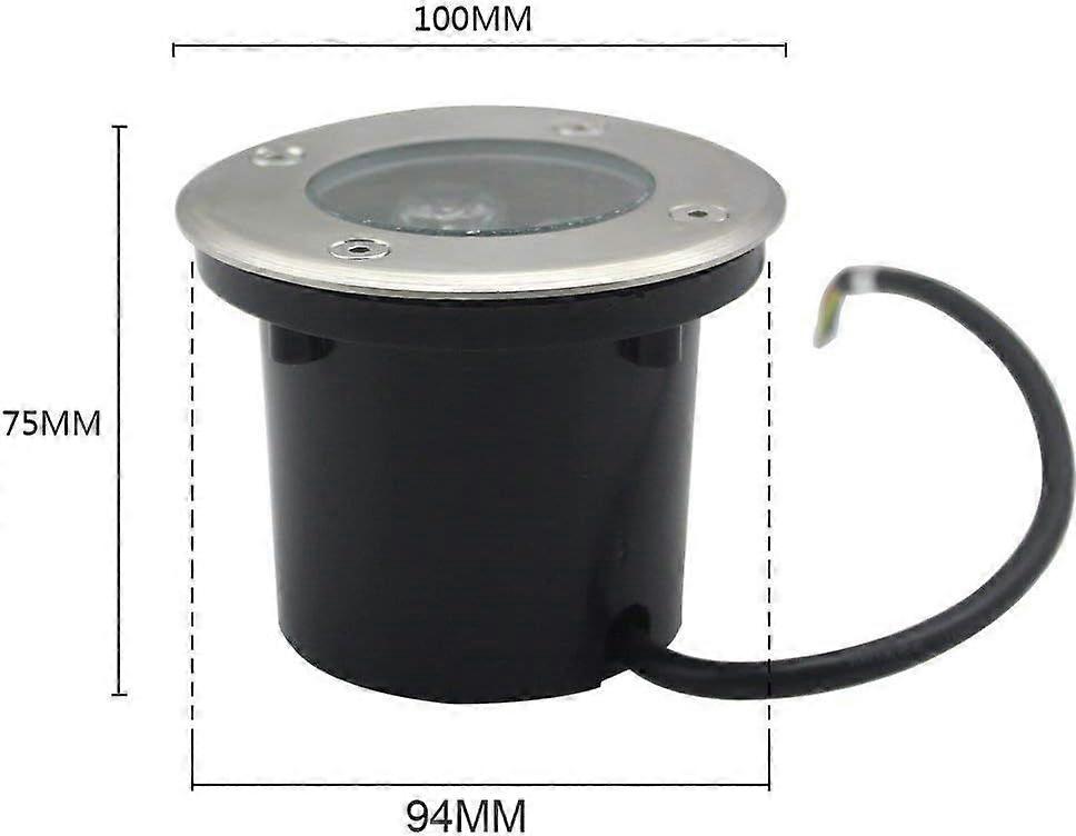 Recessed tree light 3w warm white 4pcs