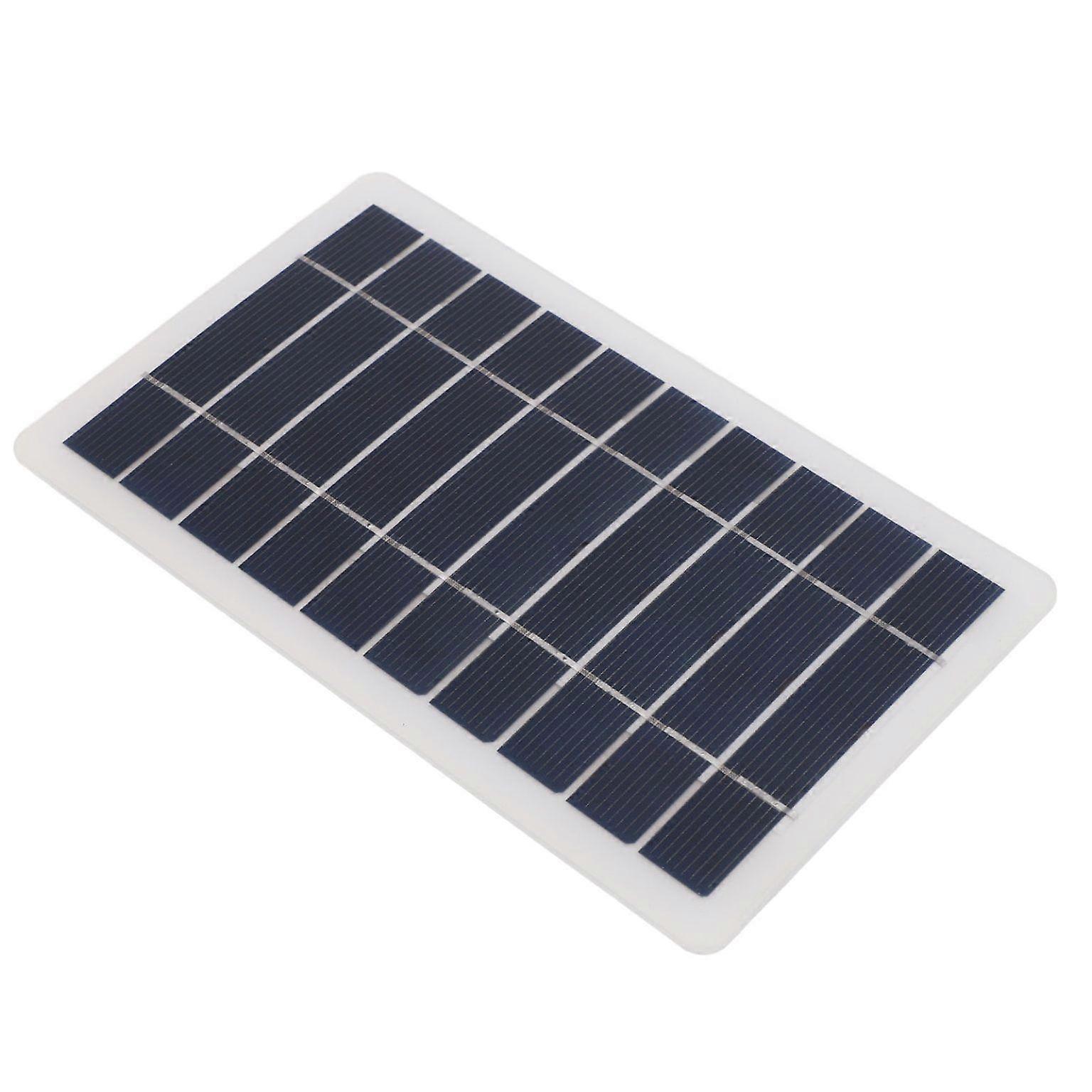 5W Monocrystalline Solar Panel Charger - High Efficiency