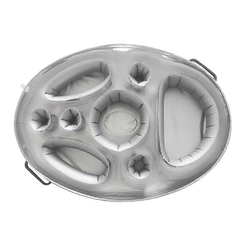 Inflatable Floating Row Swimming Pool Float Food Beer Tray