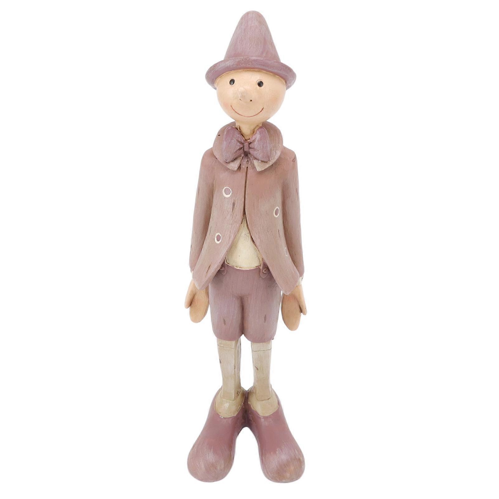 Resin Puppet Ornament Stable Placing Round Slippy Exquisite Desktop Puppet Standing Decoration
