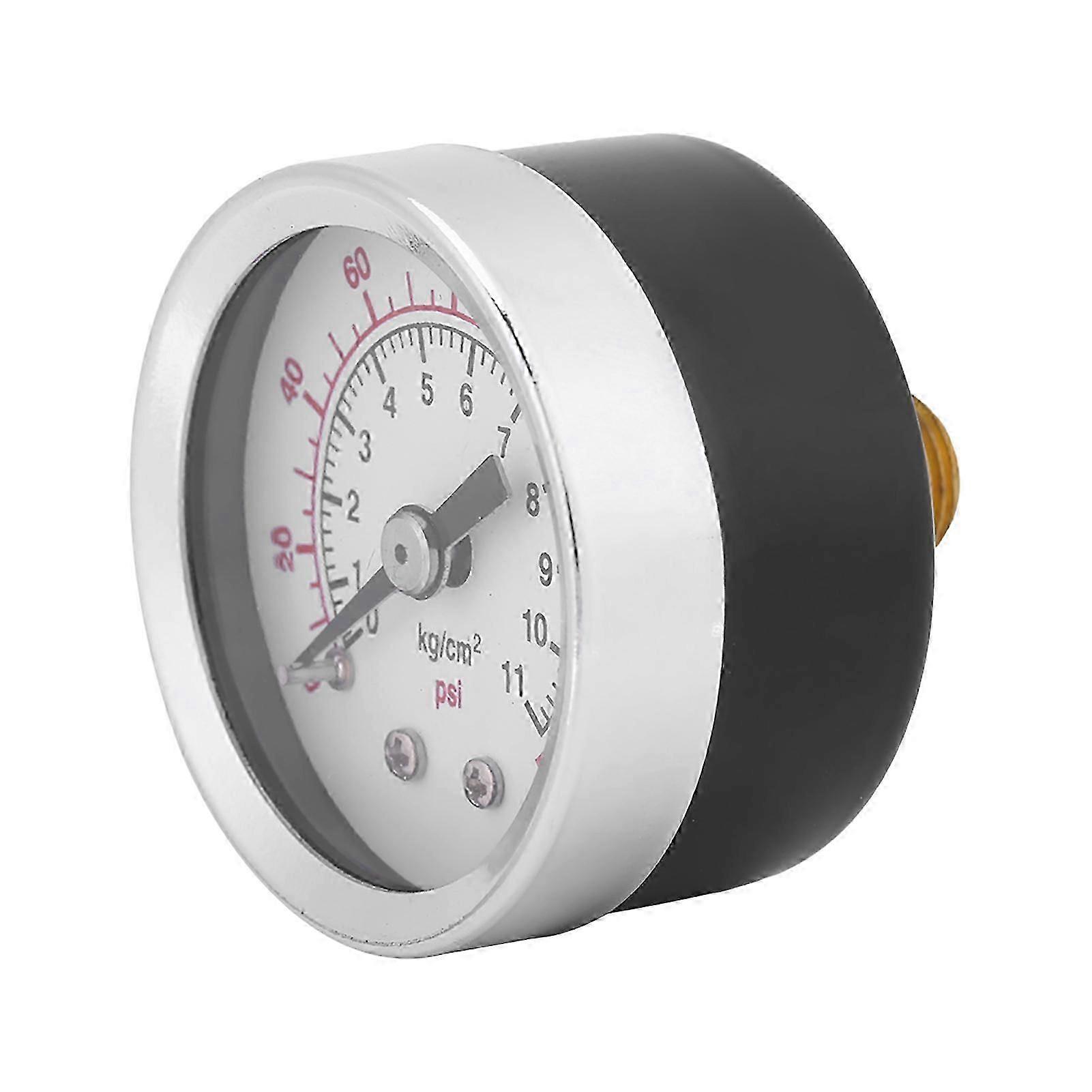 0160PSI 1/8NPT Manometer Manometer Vattenolja Lufttrycksmätare