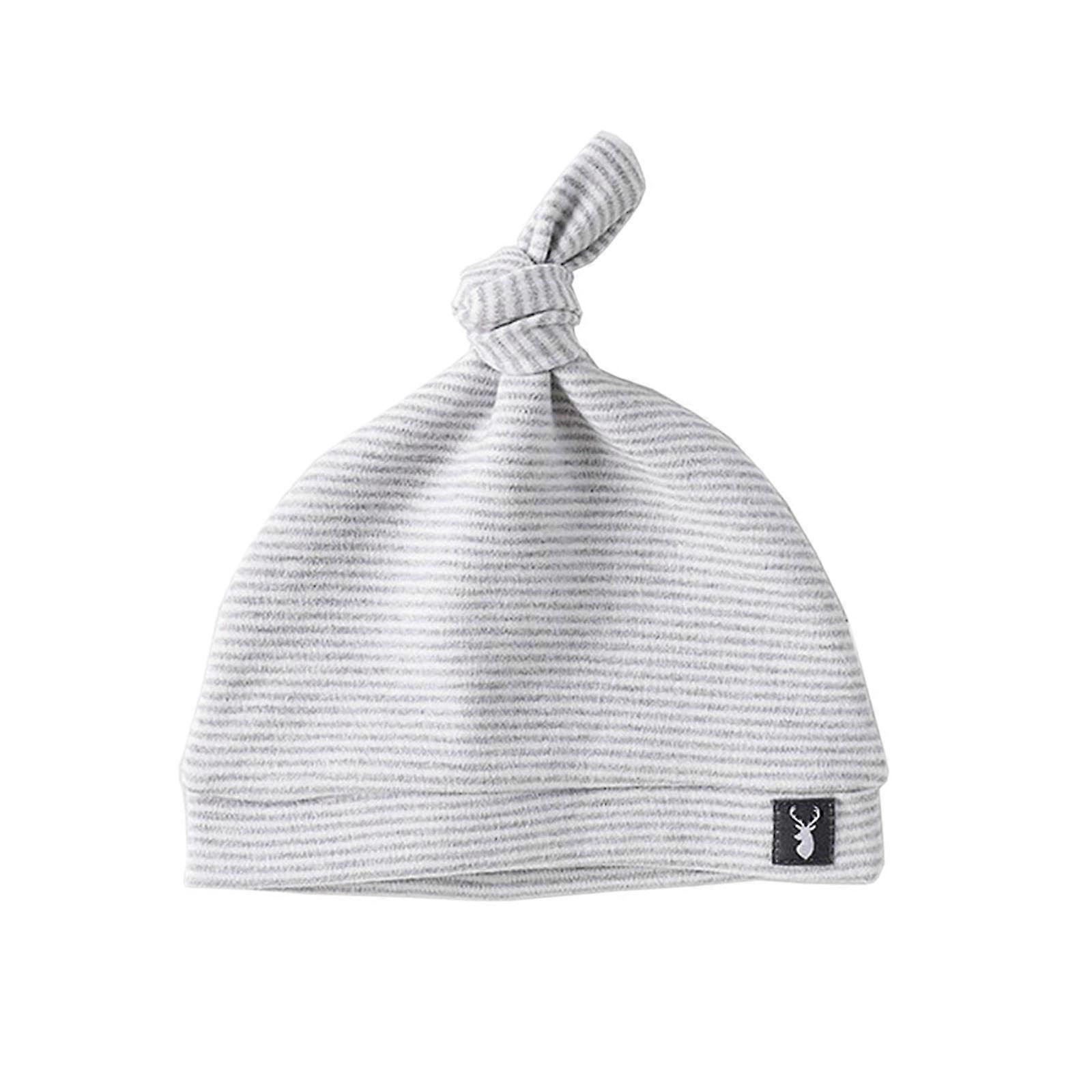 Chapéu de turbante de bebê Gorro recém-nascido com cauda longa atada para menino menina 6-18 meses Infantil Crânio Algodão Caps Presente de Chuveiro