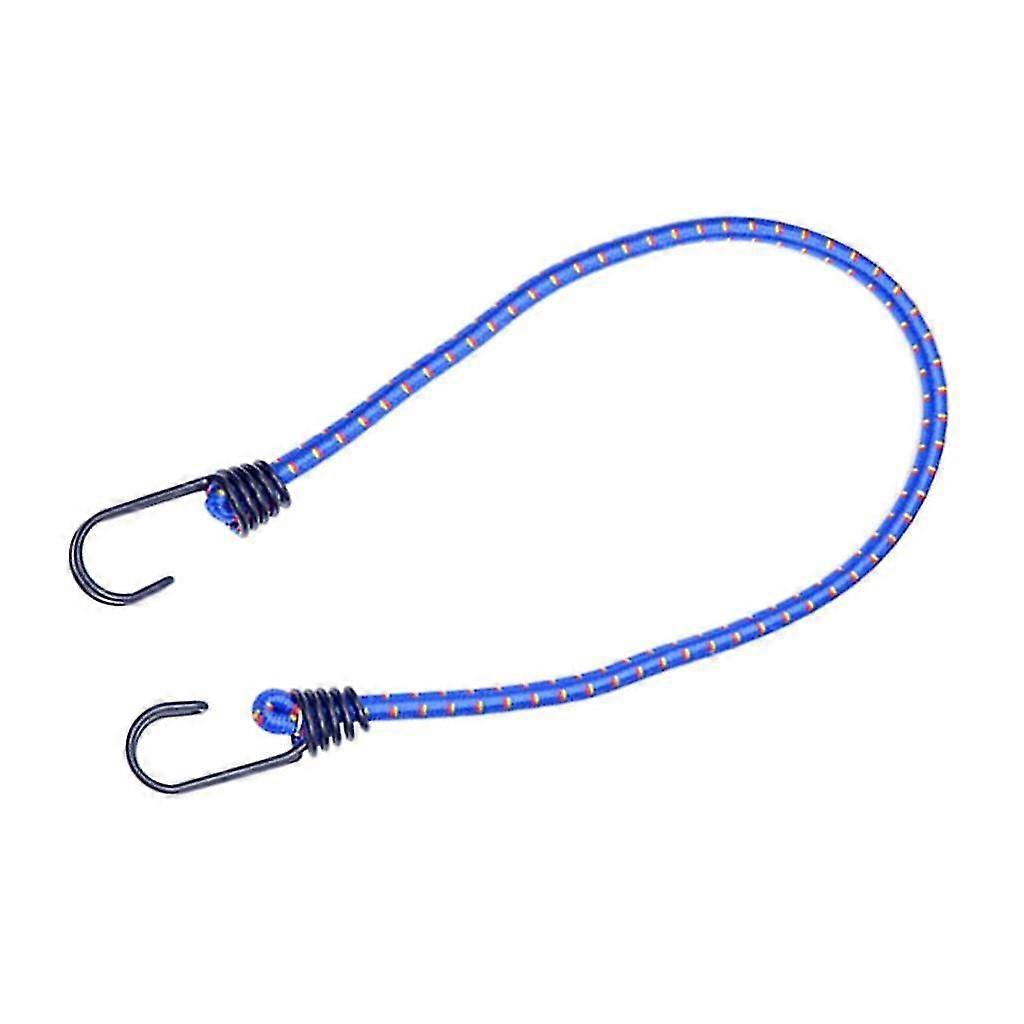 Elastic Bungee Cord With Hook Heavy Duty Luggage Straps Tarp Tie Down Blue